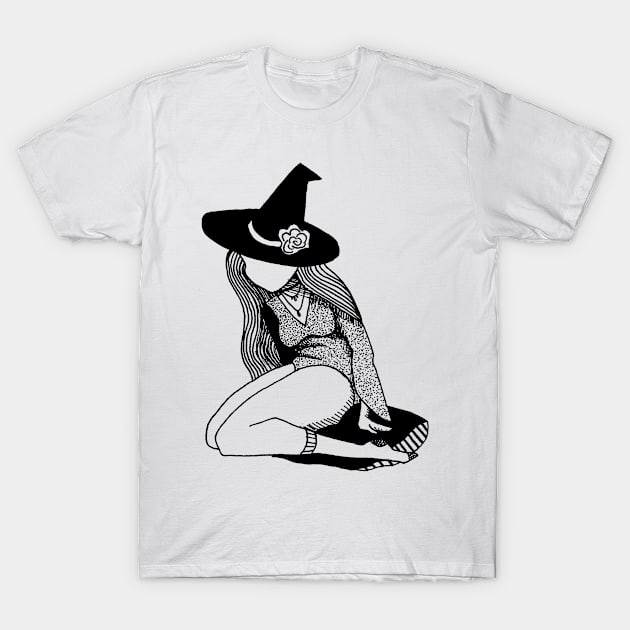 FlowerWitch T-Shirt by AliAalerud